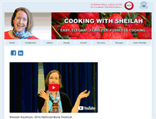Tablet Screenshot of cookingwithsheilah.com